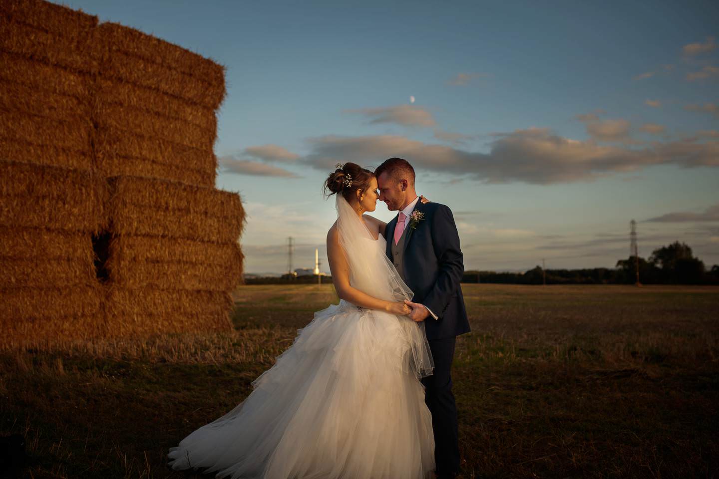 gorgeous shropshire wedding photography with a bride and groom at albright hussey manor hotel