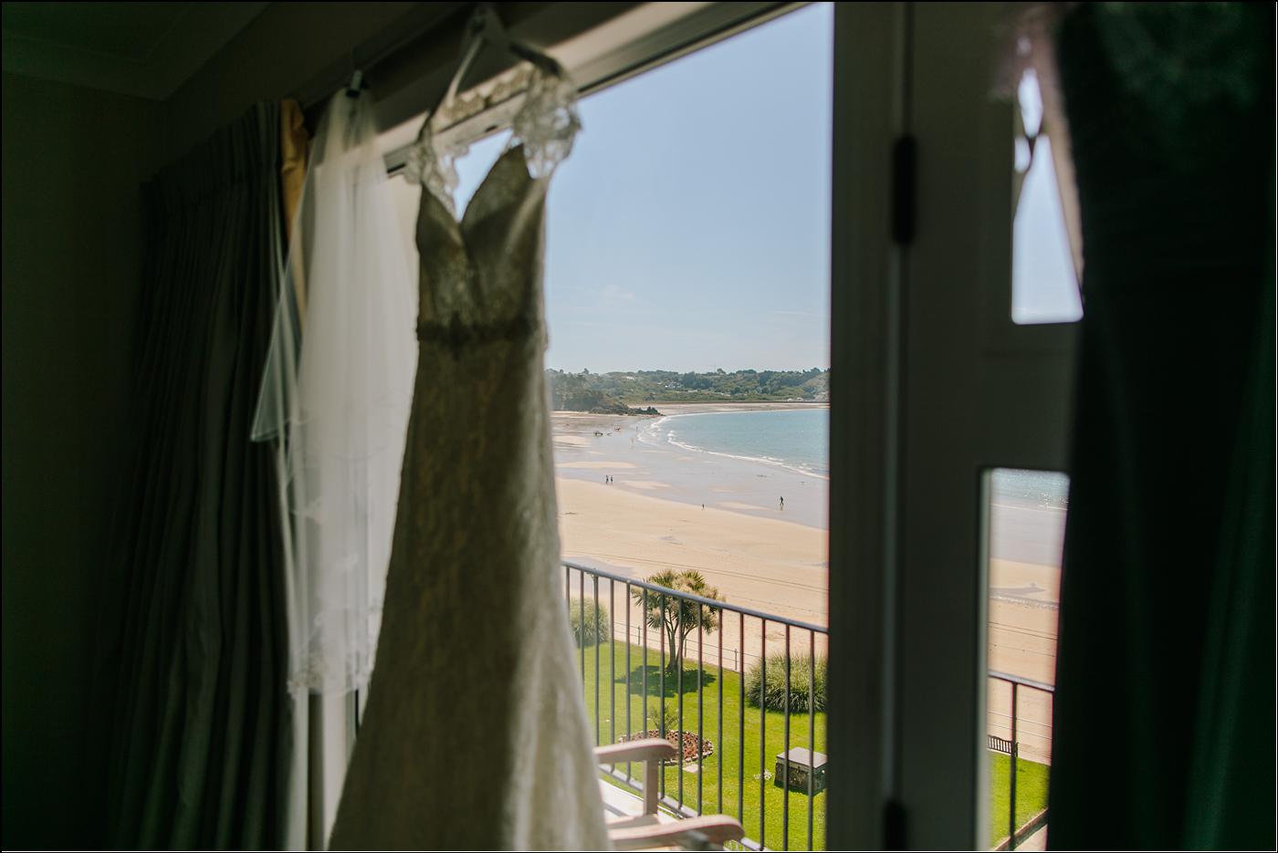 wedding dress with Shropshire destination photographer