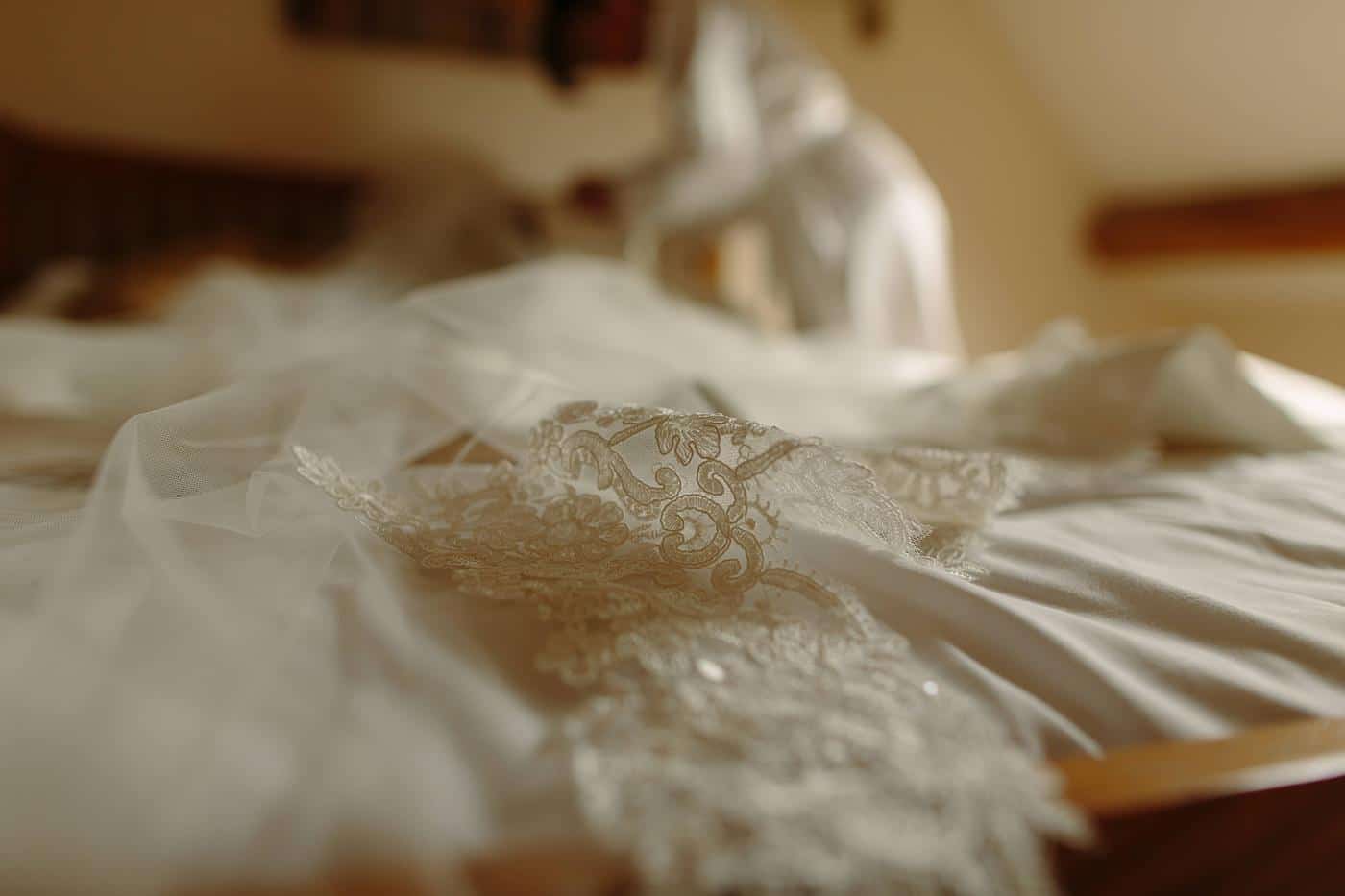 wedding dress details