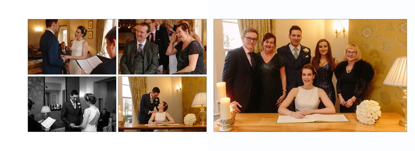 Images captured by Shropshire Wedding photographer at Goldstone HAll