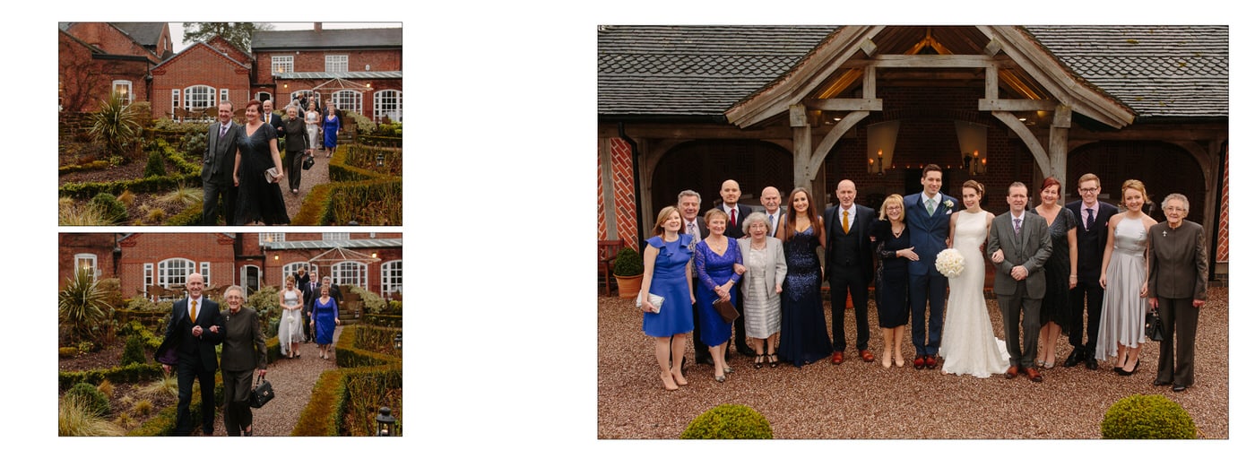 Wedding photography at Goldstone Hall captures guests