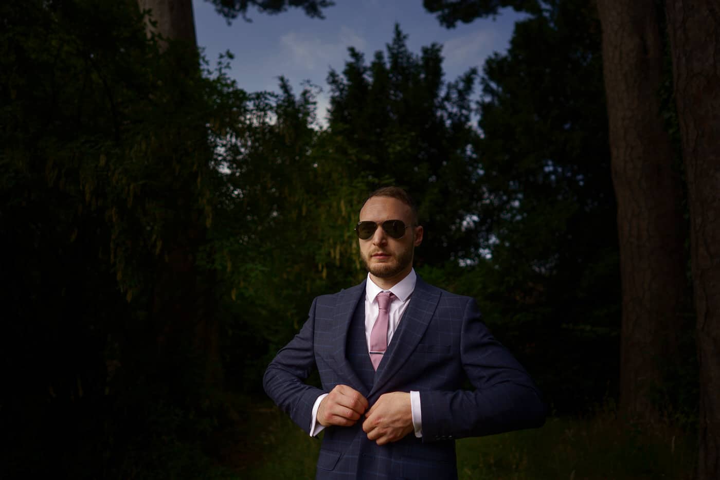 the groom at Netley Hall in Shropshire