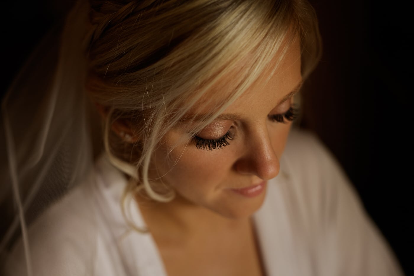 the beautiful bride at Netley Hall in Shropshire
