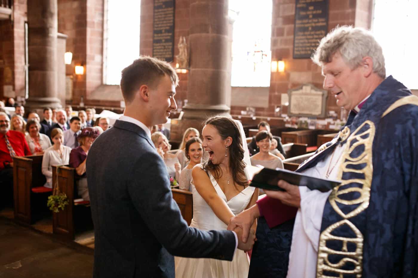 wedding photographer in shropshire captures candid moments at wedding