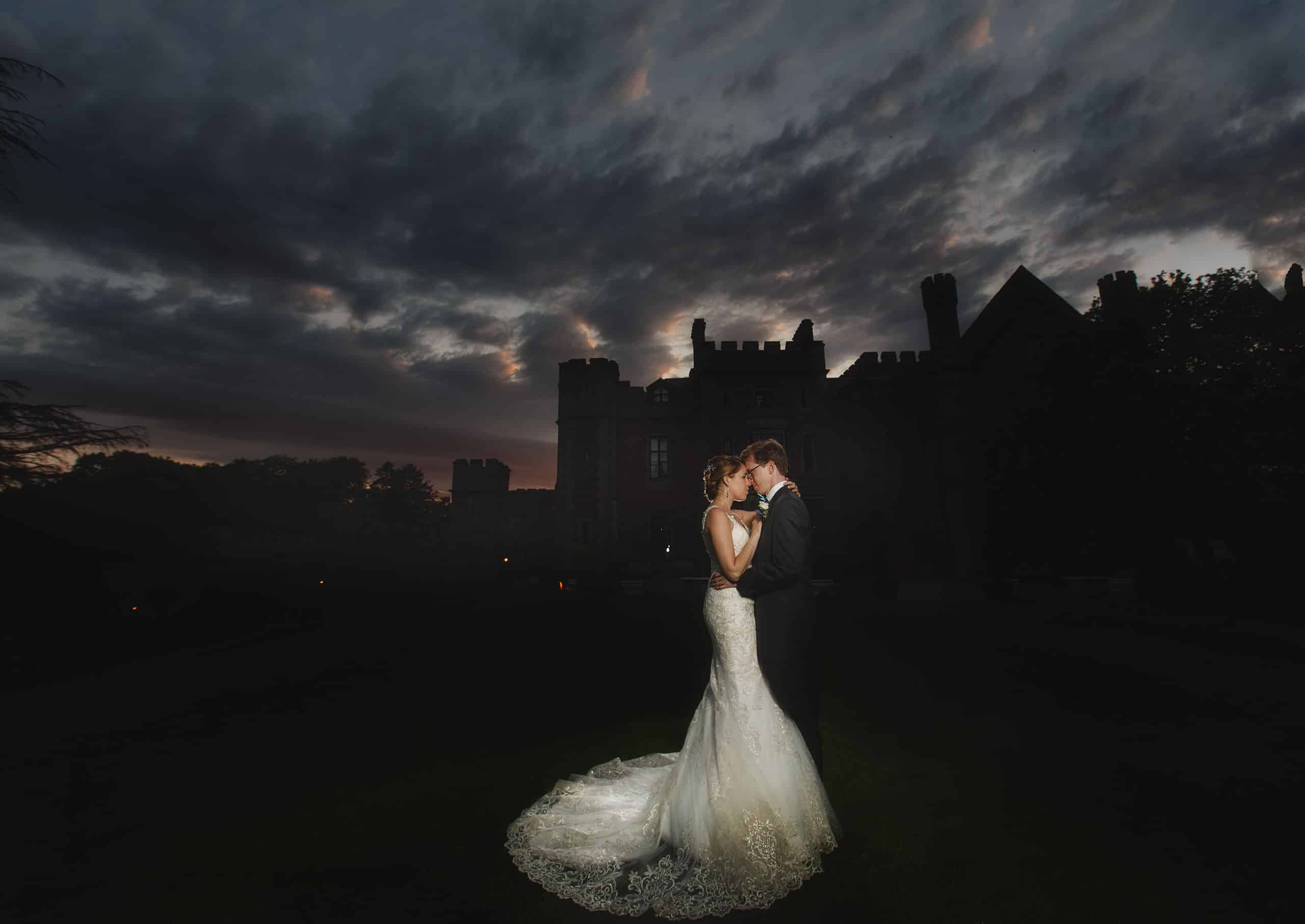 rowton castle is the perfect setting for the bride and groom